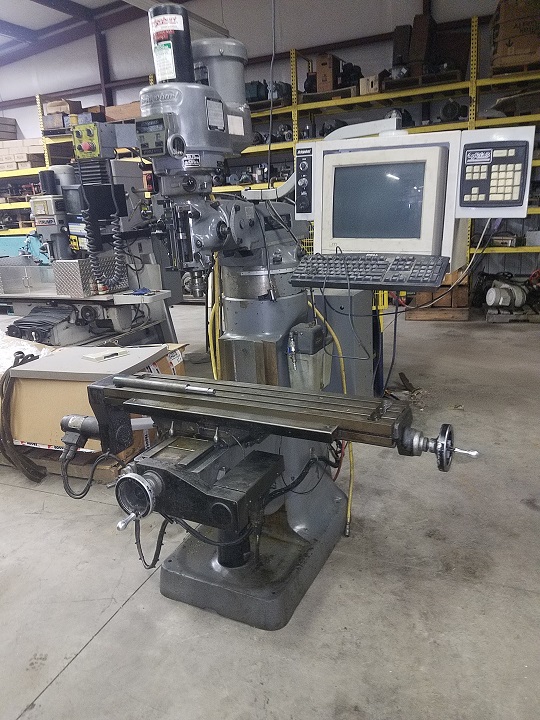 Bridgeport Mill 2 Axis CNC/Manual&nbsp;$8,900